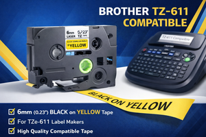 Brother TZ611 Compatible