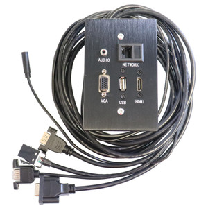 Wall Box Female HDMI | VGA | Aux | Ethernet | USB A Port - AD4001 Wall Box Female HDMI | VGA | Aux | Ethernet | USB A Port - AD4001