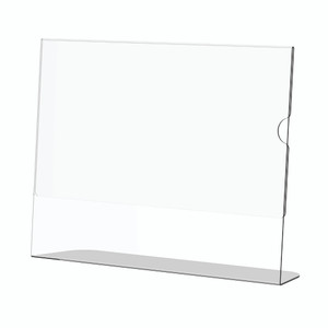 Acrylic Menu Holder - Single Sided - A5 Landscape - Box 5 - DP0105L-Z