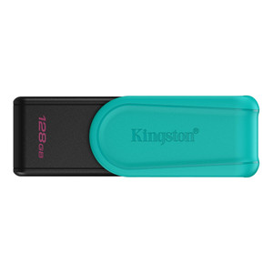 Kingston 128GB Portable USB 3.2 Gen 1 DataTraveler Exodia S (Black/Turquoise) - TAR - DTXS/128GB-TAR