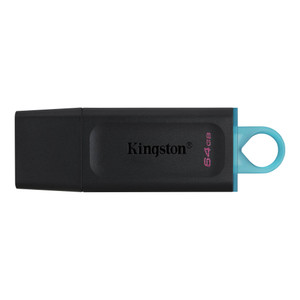 Kingston 64GB Portable USB 3.2 Gen 1 DataTraveler Exodia S (Black/Black) - TAR - DTXS/64GB-TAR
