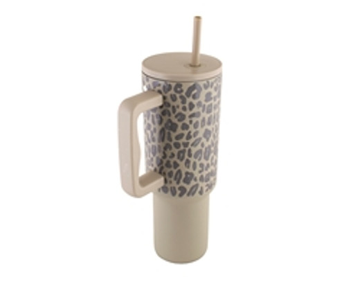 1200ml Leopard Print Travel Mug - GSR -P2718C 1200ml Leopard Print Travel Mug - GSR -P2718C