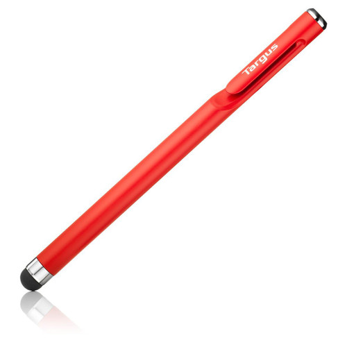 Targus Antimicrobial Stylus Embedded Clip - Red, Functional stylus, Fully compatible with all capacitive touch screen de - TAR - AMM16501AMGL-TAR