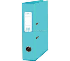 A4 Lever Arch File PVC  Turquoise 70mm