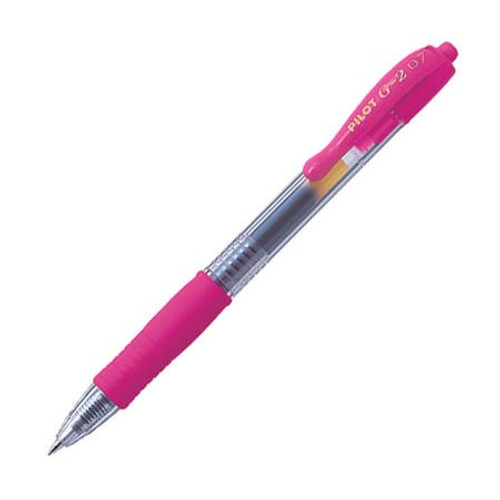 Pilot BL-G2-7 Retractable Gel Ink Rollerball Pen Pink Pilot BL-G2-7 Retractable Gel Ink Rollerball Pen Pink