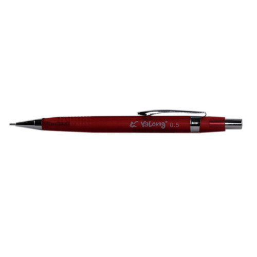 Yalong Clutch Pencil 0.5mm Red Barrel   Yalong Clutch Pencil 0.5mm Red Barrel