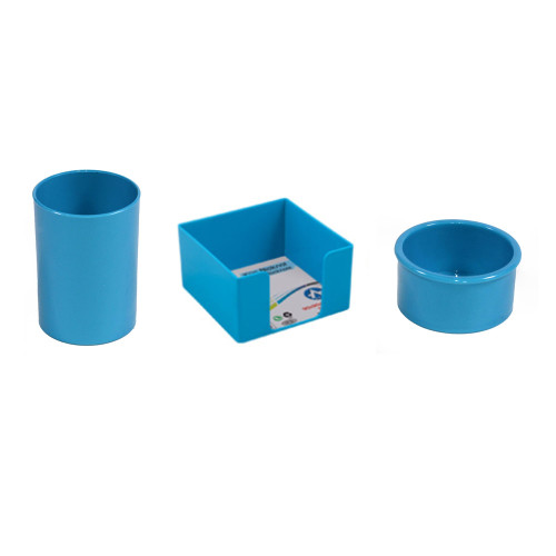 Blue desk accessories Set Contains Blue desk accessories Set Contains