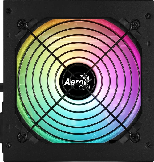 Aerocool KCAS PLUS Gold 650W RGB PSU - ATX 24 PIN; 2x 4+4PIN CPU; 6x SATA; 3x PATA; 2x PCIe 6+2PIN. 