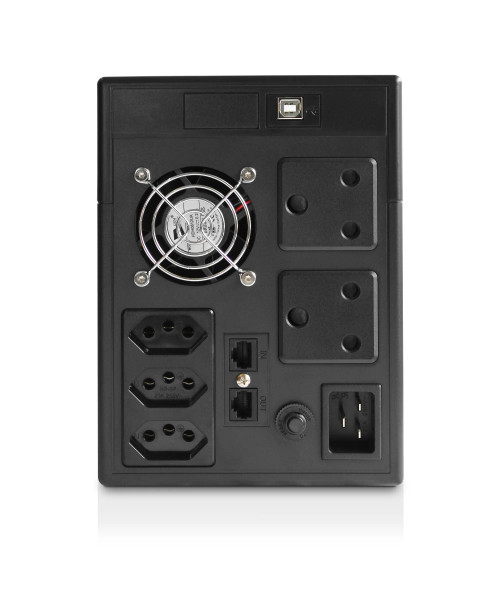 RCT 2400VAS LINE-INTERACTIVE UPS (1440W; LED Indicators; 1 x USB Comm PORT; 2x SA WALL; 3 x New SA SOCKET ) RCT 2400VAS LINE-INTERACTIVE UPS (1440W; LED Indicators; 1 x USB Comm PORT; 2x SA WALL; 3 x New SA SOCKET )