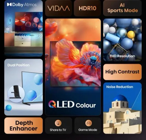 HISENSE LEDN32A5Q 60hz FHD Smart; Full HD 1920x1080; QLED & DLED; HDR 10; Game Mode; Wifi; Ethernet. - RCN - HISENSE LEDN32A5Q HISENSE LEDN32A5Q 60hz FHD Smart; Full HD 1920x1080; QLED & DLED; HDR 10; Game Mode; Wifi; Ethernet. - RCN - HISENSE LEDN32A5Q