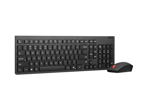 Lenovo Essential Wireless Combo Keyboard & Mouse Gen2 Black Reliable 2.4GHz wireless connection with Multiple Pairing Pr - TAR - 4X31N50708 Lenovo Essential Wireless Combo Keyboard & Mouse Gen2 Black Reliable 2.4GHz wireless connection with Multiple Pairing Pr - TAR - 4X31N50708