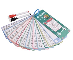 Maths Division Flash Card Set 1-12 - GSR - ST407Set