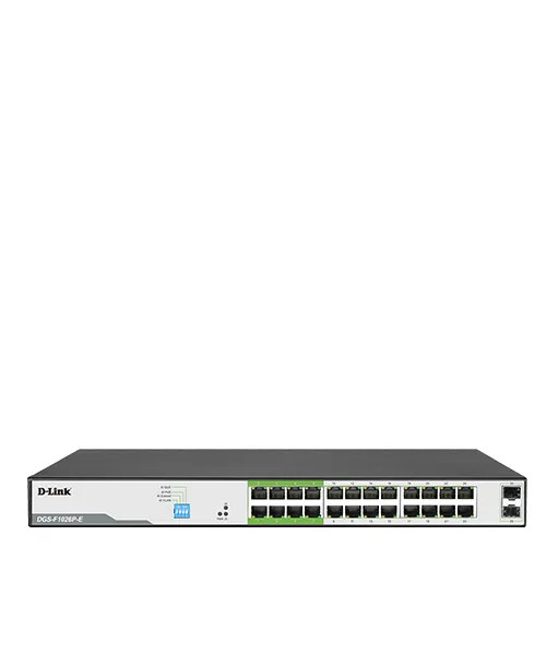 D-Link DGS-F1026P-E, Unmanaged, L2, Gigabit Ethernet (10/100/1000), Power over Ethernet (PoE) D-Link DGS-F1026P-E, Unmanaged, L2, Gigabit Ethernet (10/100/1000), Power over Ethernet (PoE)