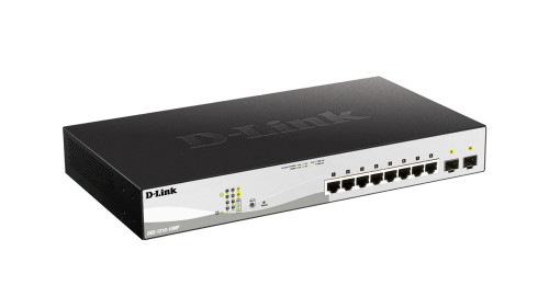 D-Link DGS-1210-10MP, Managed, L2/L3, Gigabit Ethernet (10/100/1000), Full duplex, Power over Ethernet (PoE)
