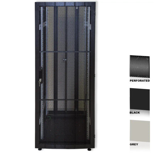 RCT 25U CP server/networking cabinet 4x uprights 4x feets incl glands + Screws; 600 X 600 PERFORATED DOOR; BLACK. - RCN - RCT-25U-AP6625.PER.B RCT 25U CP server/networking cabinet 4x uprights 4x feets incl glands + Screws; 600 X 600 PERFORATED DOOR; BLACK. - RCN - RCT-25U-AP6625.PER.B