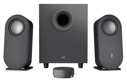 Logitech Z407 Bluetooth Computer Speakers With Subwoofer Graphite. 80W peak, DSP sound, wireless dial, Bluetooth/USB/3.5 - TAR - 980-001348 Logitech Z407 Bluetooth Computer Speakers With Subwoofer Graphite. 80W peak, DSP sound, wireless dial, Bluetooth/USB/3.5 - TAR - 980-001348