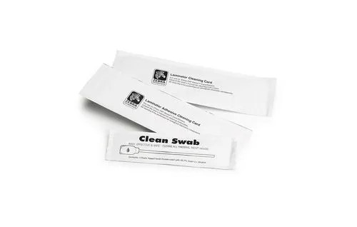 Zebra Cleaning Card Kit (Improved); ZC100/300; 5 Cards - RCN - 105999-311-01 Zebra Cleaning Card Kit (Improved); ZC100/300; 5 Cards - RCN - 105999-311-01