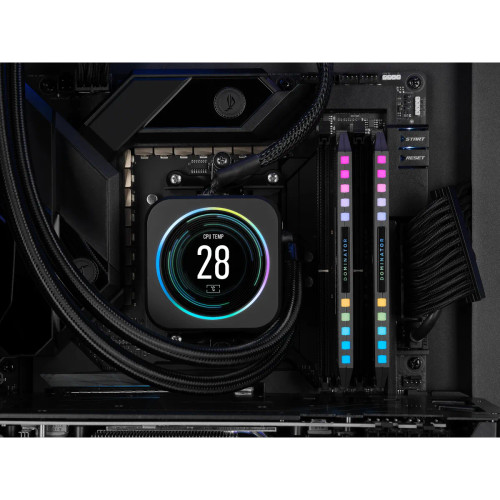 CORSAIR DOMINATOR RGB DDR5 32GB (2 x 16GB) DDR5 6000 CL30-36-36-76 1.40V Intel XMP & AMD EXPO - GREY. - RCN - CMT32GX5M2B6000Z30K CORSAIR DOMINATOR RGB DDR5 32GB (2 x 16GB) DDR5 6000 CL30-36-36-76 1.40V Intel XMP & AMD EXPO - GREY. - RCN - CMT32GX5M2B6000Z30K