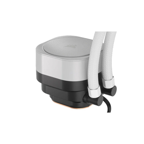 Corsair NAUTILUS 240 RS ARGB Liquid, Air cooler, 2100 RPM, 34 dB, 74.37 cfm, White