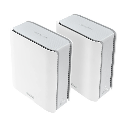 ASUS ZenWiFi BT8 (2-pack), White, Internal, Mesh system, Power, 548 m², Tri-band (2.4 GHz / 5 GHz / 6 GHz)