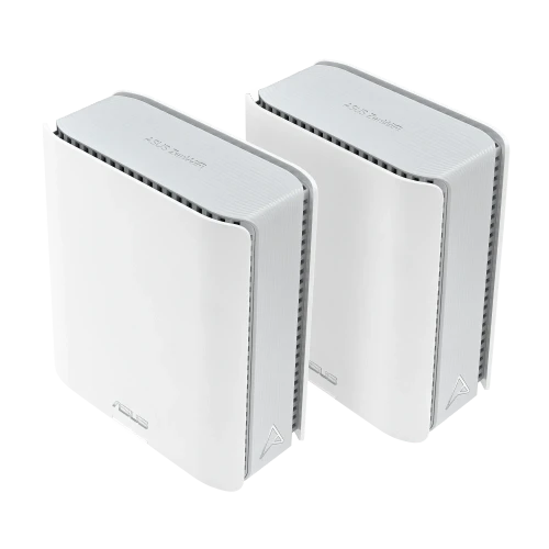 ASUS ZenWiFi BT8 (2-pack), White, Internal, Mesh system, Power, 548 m², Tri-band (2.4 GHz / 5 GHz / 6 GHz)