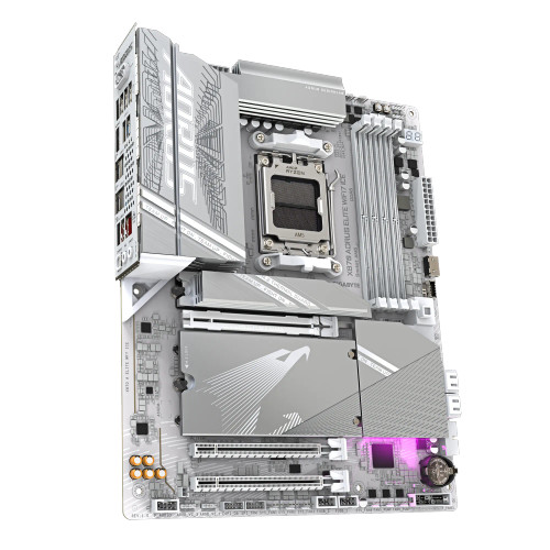 GIGABYTE Aorus AMD X870 Chipset for AMD AM5; 4x DDR5; 4x M2; 2x HDMI (1x Front)/2 x USB4® USB Type-C®; ATX. - RCN - GA-X870-AORUS-ELITE-WIFI7-ICE GIGABYTE Aorus AMD X870 Chipset for AMD AM5; 4x DDR5; 4x M2; 2x HDMI (1x Front)/2 x USB4® USB Type-C®; ATX. - RCN - GA-X870-AORUS-ELITE-WIFI7-ICE