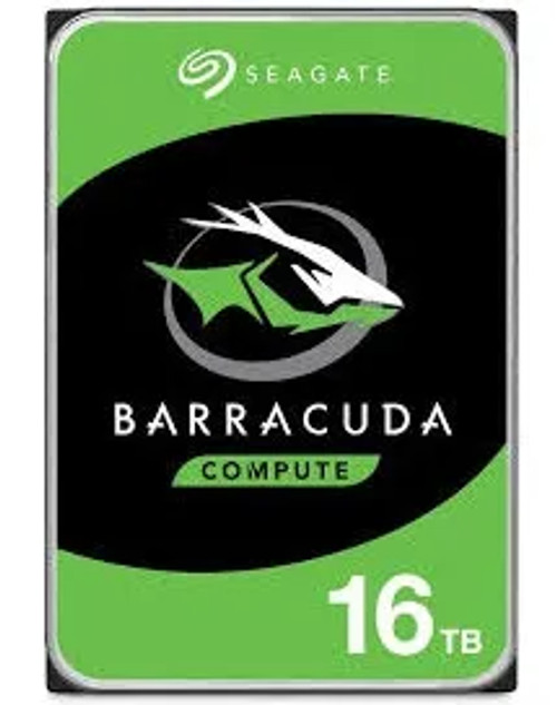 Seagate Barracuda ST16000DM001 16TB 3.5'' HDD Desktop Internal drives; SATA 6GB/s Interface; 190MB/s Sustained TR; 256MB - RCN - ST16000DM001 Seagate Barracuda ST16000DM001 16TB 3.5'' HDD Desktop Internal drives; SATA 6GB/s Interface; 190MB/s Sustained TR; 256MB - RCN - ST16000DM001