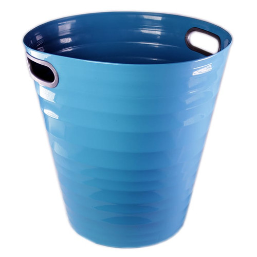 Turquoise Office Dustbin 12 Round