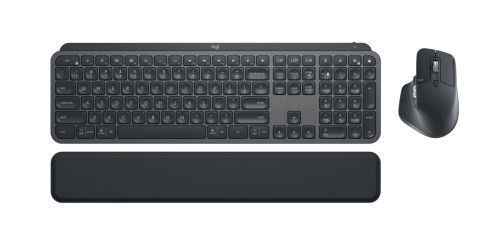 Logitech MX Keys S Combo - Wireless Keyboard and Mouse combo - Slimline - Graphite - Bluetooth - MST - Logitech MK MX Keys S Combo Logitech MX Keys S Combo - Wireless Keyboard and Mouse combo - Slimline - Graphite - Bluetooth - MST - Logitech MK MX Keys S Combo
