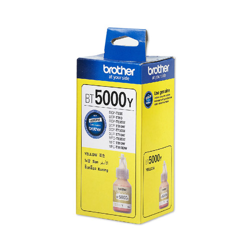 Brother Yellow Ink for DCPT310/ DCPT510W/ DCPT710W/ MFCT910DW/ DCP-T220/ DCP-T420W/ DCP-T520W/ DCP-T720DW/ DCP-T820DW/MFC-T920DW - MST - BT5000Y Brother Yellow Ink for DCPT310/ DCPT510W/ DCPT710W/ MFCT910DW/ DCP-T220/ DCP-T420W/ DCP-T520W/ DCP-T720DW/ DCP-T820DW/MFC-T920DW - MST - BT5000Y