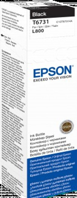 Epson 673 Ink Bottles Black 70ml EcoTank L800 /810 / 850 / 1800 - MST - T67314A Epson 673 Ink Bottles Black 70ml EcoTank L800 /810 / 850 / 1800 - MST - T67314A