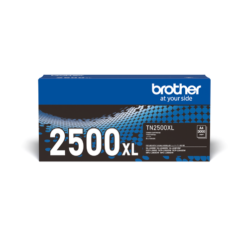 Brother High Yield Black Toner for DCP-L2640DW/ MFC-L2805DW/ MFC-L2885DW - MST - TN-2500XL Brother High Yield Black Toner for DCP-L2640DW/ MFC-L2805DW/ MFC-L2885DW - MST - TN-2500XL