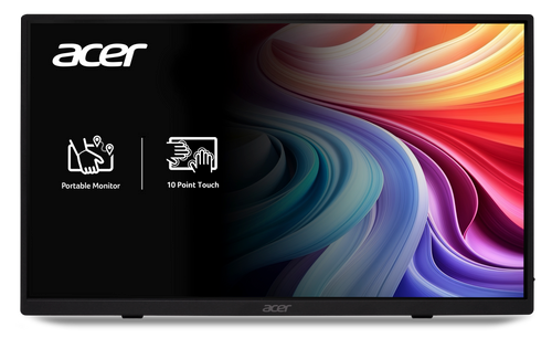 Acer 15.6" Portable Touch FHD IPS Screen 16:9 HDR10 1x miniHDMI + 2xType-C + Speakers + Audio out Wall Mountable Includes Cover (USB Type C/ Mini HDMI TO HDMI and USB Type C To USB cables included) 1 YR Warranty (PM161QT) - MST - UM.ZP1EE.009 Acer 15.6" Portable Touch FHD IPS Screen 16:9 HDR10 1x miniHDMI + 2xType-C + Speakers + Audio out Wall Mountable Includes Cover (USB Type C/ Mini HDMI TO HDMI and USB Type C To USB cables included) 1 YR Warranty (PM161QT) - MST - UM.ZP1EE.009
