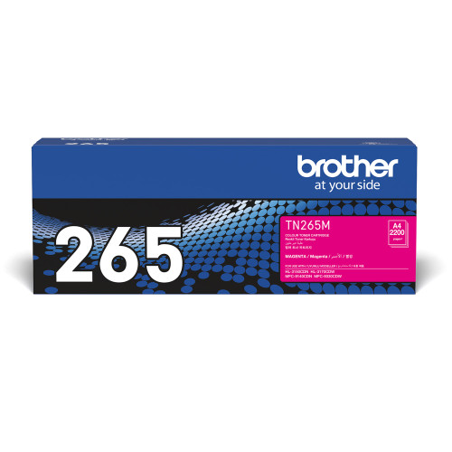 Brother / Magenta Toner Cartridge for HL3150CDN/ HL3170CDW/ MFC9140CDN/ MFC9330CDW - MST - TN-265M Brother / Magenta Toner Cartridge for HL3150CDN/ HL3170CDW/ MFC9140CDN/ MFC9330CDW - MST - TN-265M