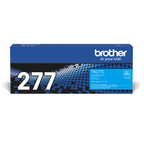 Brother / Cyan Toner Cartridge for HLL3210CW/ DCPL3551CDW/ MFCL3750CDW - MST - TN-277C Brother / Cyan Toner Cartridge for HLL3210CW/ DCPL3551CDW/ MFCL3750CDW - MST - TN-277C