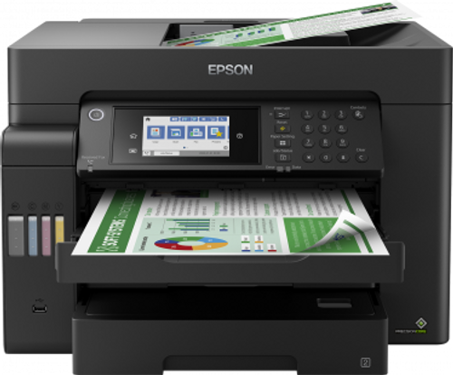 Epson 32ppm Mono 22ppm Color A3+ Print Scan Copy Fax USBHost Wi-Fi/Wi-FiDirect Ethernet AutoDuplexPrint&Scan ADF incl 1 set of ink - MST - L15150 Printer Epson 32ppm Mono 22ppm Color A3+ Print Scan Copy Fax USBHost Wi-Fi/Wi-FiDirect Ethernet AutoDuplexPrint&Scan ADF incl 1 set of ink - MST - L15150 Printer