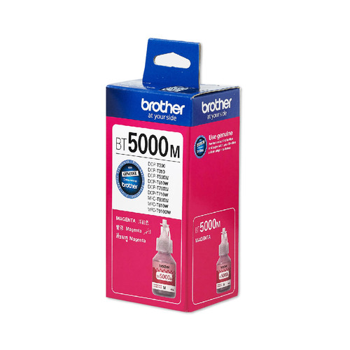 Brother Magenta Ink for DCPT310/ DCPT510W/ DCPT710W/ MFCT910DW/ DCP-T220/ DCP-T420W/ DCP-T520W/DCP-T720DW/ DCP-T820DW/MFC-T920DW - MST - BT5000M Brother Magenta Ink for DCPT310/ DCPT510W/ DCPT710W/ MFCT910DW/ DCP-T220/ DCP-T420W/ DCP-T520W/DCP-T720DW/ DCP-T820DW/MFC-T920DW - MST - BT5000M