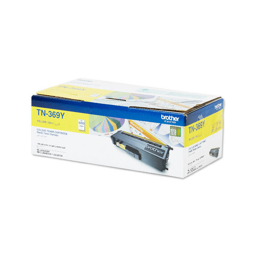 Brother / High Yield Yellow Toner Cartridge for HLL8350CDW/ MFCL8600CDW/ MFCL8850CDW - MST - TN-369Y Brother / High Yield Yellow Toner Cartridge for HLL8350CDW/ MFCL8600CDW/ MFCL8850CDW - MST - TN-369Y
