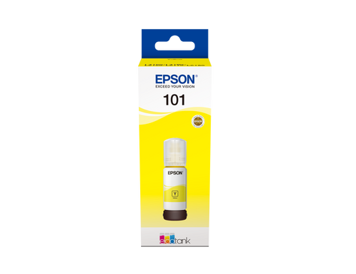 Epson 101 Ink Bottles Yellow 70ml Ecotank L4150 / L4156 / L4160 / L4260 / L6160 / L6170 / L6176 / L6190 / L6270 / L6290 / L6370 / L14150 6000 pages - MST - T03V44A Epson 101 Ink Bottles Yellow 70ml Ecotank L4150 / L4156 / L4160 / L4260 / L6160 / L6170 / L6176 / L6190 / L6270 / L6290 / L6370 / L14150 6000 pages - MST - T03V44A