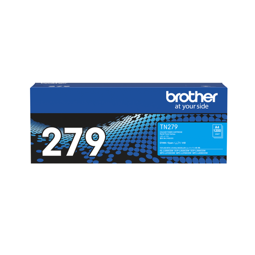 Brother / Standard Cyan Toner Cartridge for HL-L3280CDW / MFC-L3760CDW - MST - TN-279C Brother / Standard Cyan Toner Cartridge for HL-L3280CDW / MFC-L3760CDW - MST - TN-279C