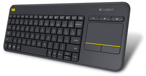 Logitech K400 Plus - Wireless Keyboard - Touchpad - Black - USB - MST - Logitech K400 Plus Logitech K400 Plus - Wireless Keyboard - Touchpad - Black - USB - MST - Logitech K400 Plus