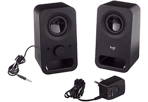 Logitech Z150 - Stereo Speaker - Midnight Black - 3.5mm - MST - Logitech Z150 Logitech Z150 - Stereo Speaker - Midnight Black - 3.5mm - MST - Logitech Z150