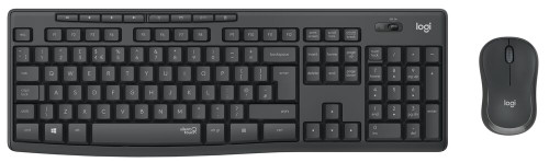 Logitech MK295 - Wireless Keyboard and Mouse combo - Black - USB - Silent - MST - Logitech MK295 Logitech MK295 - Wireless Keyboard and Mouse combo - Black - USB - Silent - MST - Logitech MK295