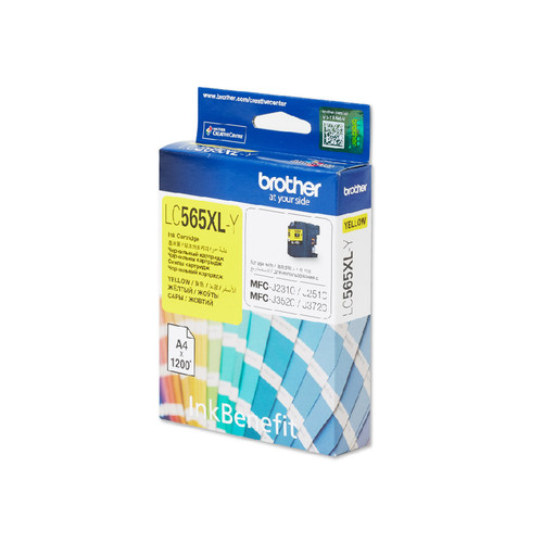 Brother / High Yield Yellow Cartridge for MFCJ3520/ MFCJ3720 - MST - LC565XLY Brother / High Yield Yellow Cartridge for MFCJ3520/ MFCJ3720 - MST - LC565XLY
