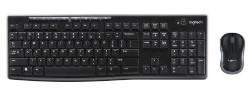Logitech MK270 - Wireless Keyboard and Mouse combo - Black - USB - MST - Logitech MK270 Logitech MK270 - Wireless Keyboard and Mouse combo - Black - USB - MST - Logitech MK270