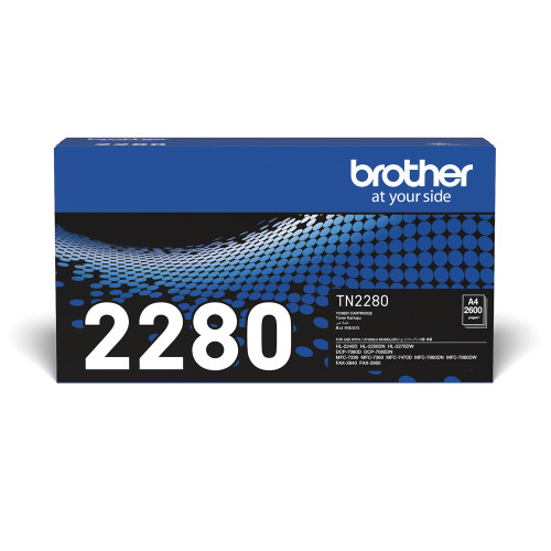 Brother / Black Toner Cartridge for HL2240D/ HL2270DW/ MFC7360/ MFC7860DW - MST - TN-2280 Brother / Black Toner Cartridge for HL2240D/ HL2270DW/ MFC7360/ MFC7860DW - MST - TN-2280
