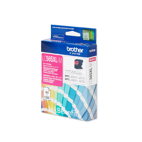 Brother / High Yield Magenta Cartridge for MFCJ3520/ MFCJ3720 - MST - LC565XLM Brother / High Yield Magenta Cartridge for MFCJ3520/ MFCJ3720 - MST - LC565XLM