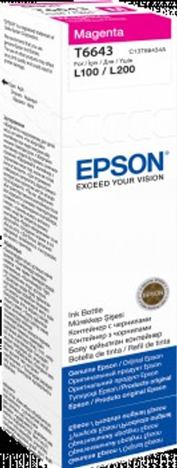 Epson 664 Ink Bottles Magenta 70ml EcoTank L565/ L550/ L486/ L455/ L386/ L382/ L365/ L355/ L355/ L310/ L3070 ... 6500 pages - MST - T6643 Epson 664 Ink Bottles Magenta 70ml EcoTank L565/ L550/ L486/ L455/ L386/ L382/ L365/ L355/ L355/ L310/ L3070 ... 6500 pages - MST - T6643