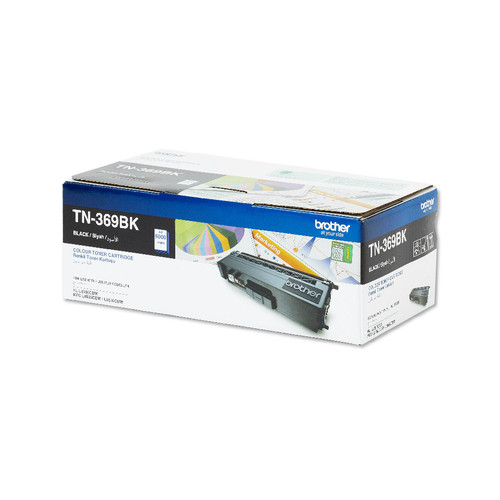 Brother / High Yield Black Toner Cartridge for HLL8350CDW/ MFCL8600CDW/ MFCL8850CDW - MST - TN-369BK Brother / High Yield Black Toner Cartridge for HLL8350CDW/ MFCL8600CDW/ MFCL8850CDW - MST - TN-369BK