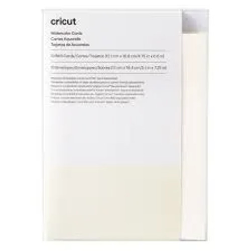 2009985 - Cricut Watercolor Cards White 10pk R40 2009985 - Cricut Watercolor Cards White 10pk R40